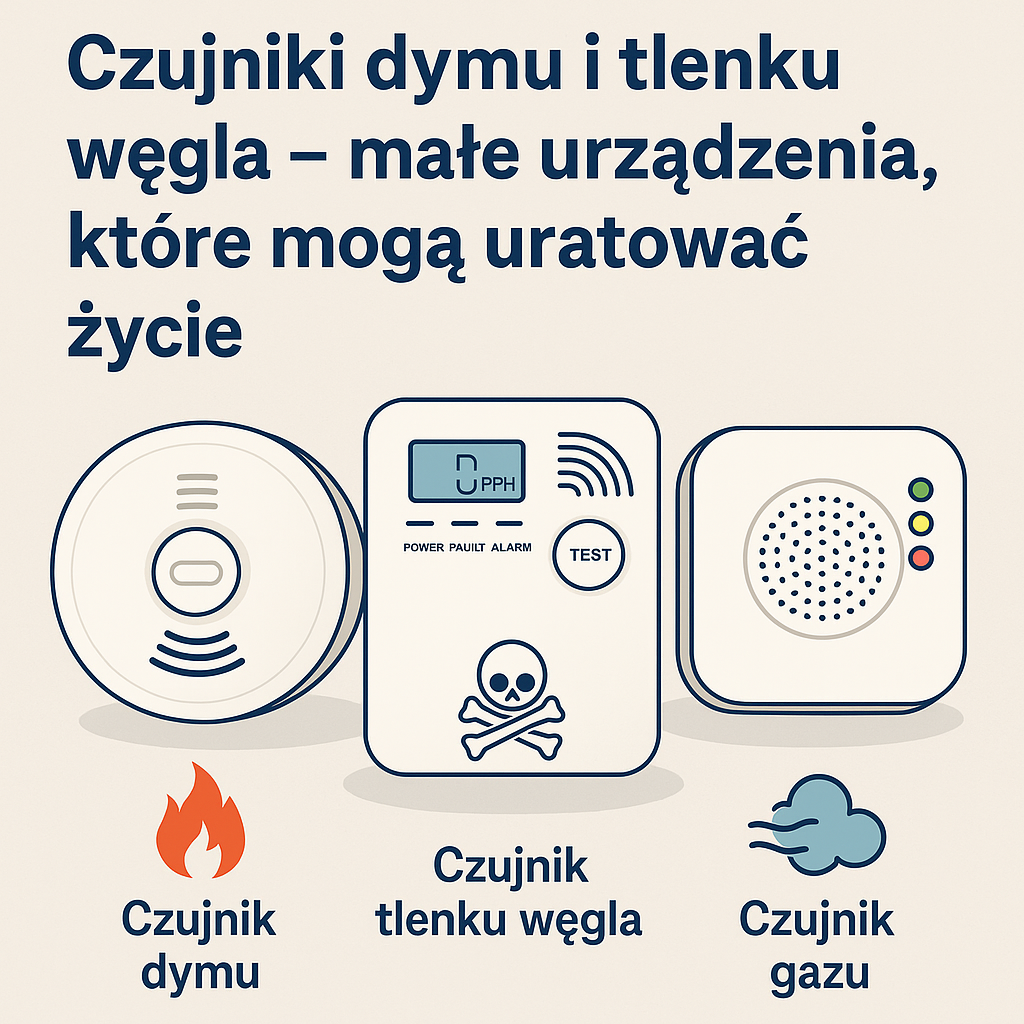 Czujniki dymu, gazu i czadu – prosta technologia, która może ocalić życie